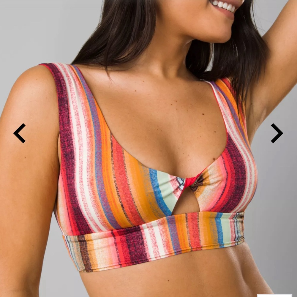 NWT PrAna Under the Palms Swimsuit Top Size L